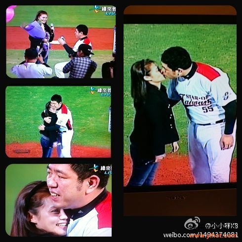 NONO2年多前,恋上台语歌手朱海君,昨天下跪求婚超甜蜜。